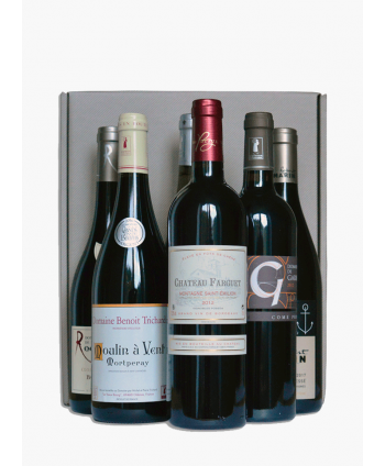 Box 6 bouteilles de vins